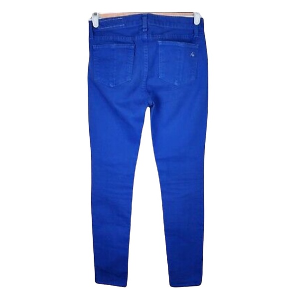 Rag & Bone Skinny Jeans Royal Blue Size 27 - Picture 7 of 9